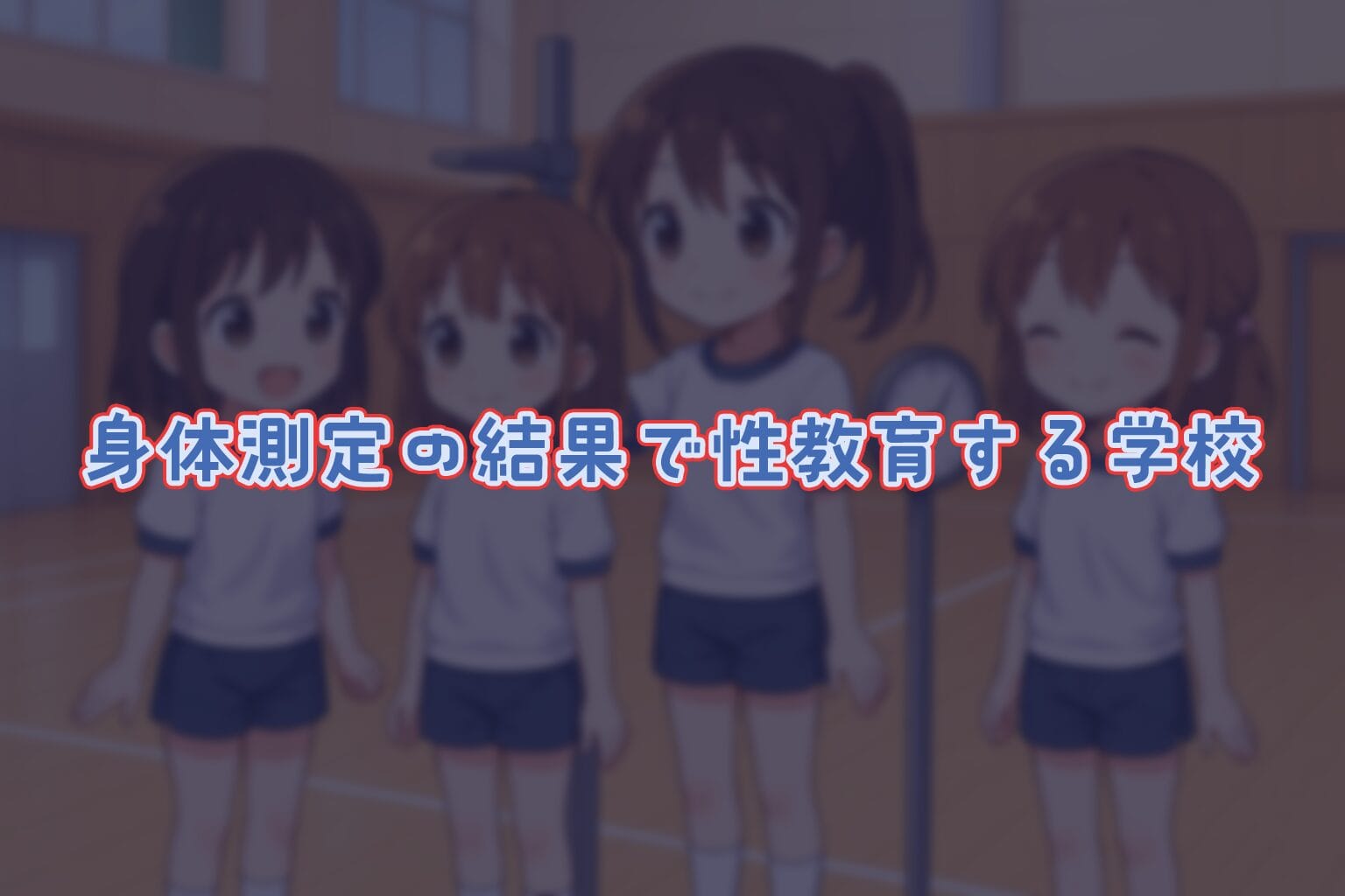 身体測定の結果で性教育する学校